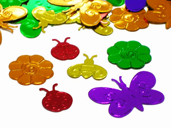Bumble Bee Confetti,Ladybug Confetti and Butterfly Confetti
